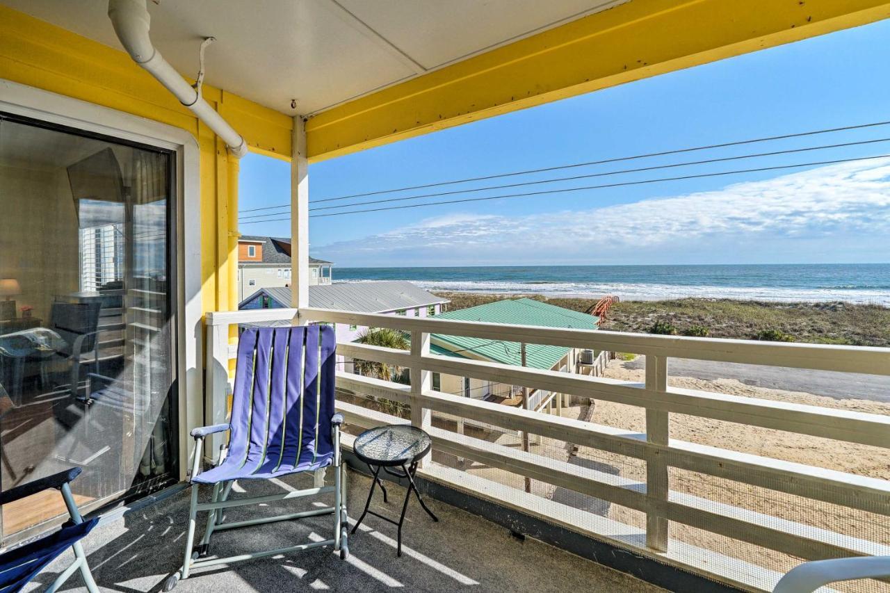 Breezy Beach Retreat With 180-Degree Ocean Views! Apartment Carolina Beach Exterior photo