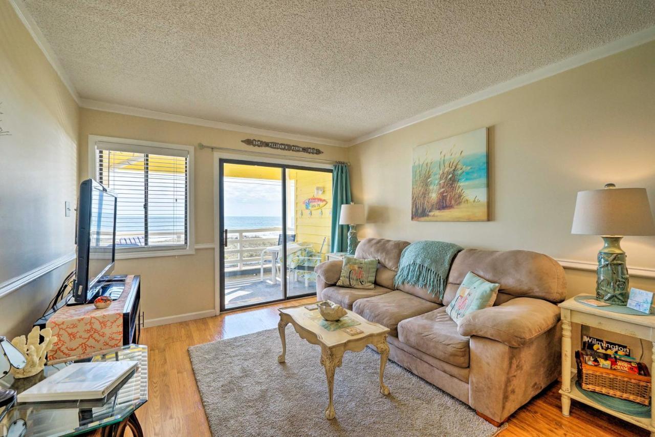 Breezy Beach Retreat With 180-Degree Ocean Views! Apartment Carolina Beach Exterior photo