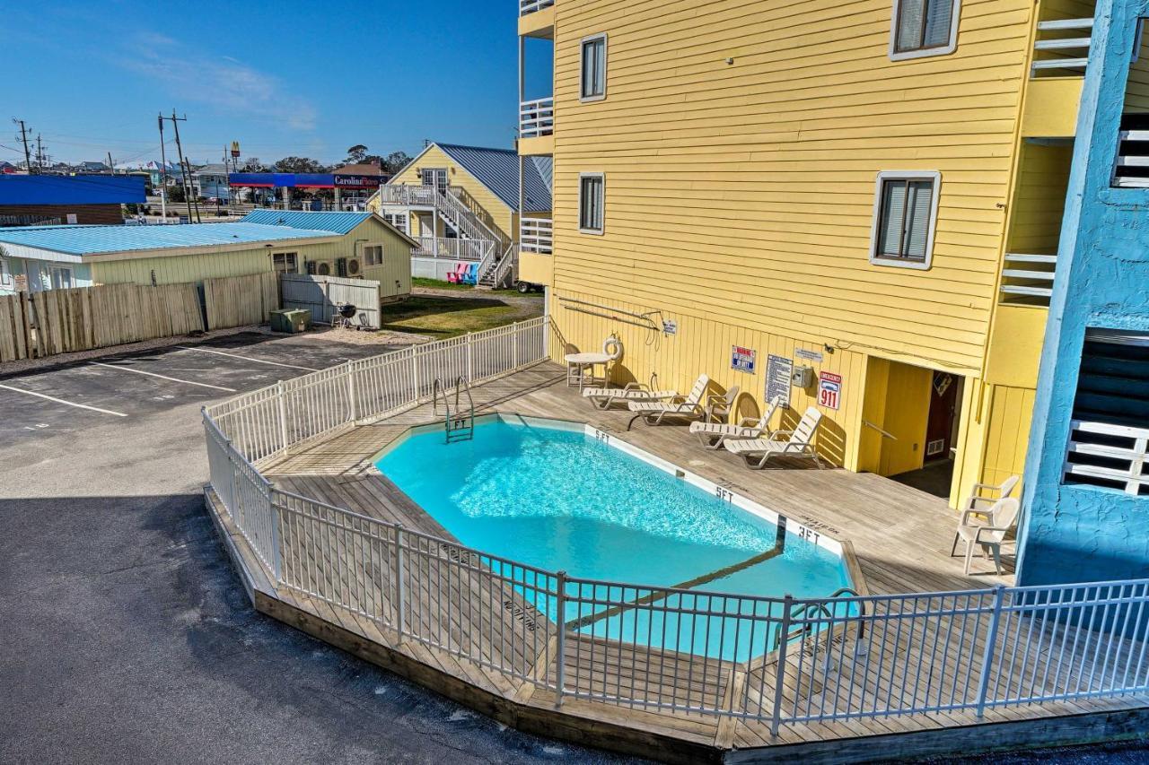 Breezy Beach Retreat With 180-Degree Ocean Views! Apartment Carolina Beach Exterior photo