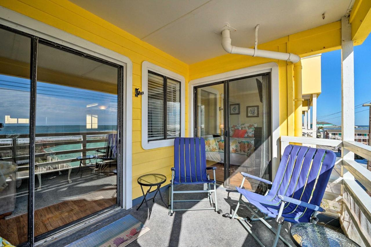 Breezy Beach Retreat With 180-Degree Ocean Views! Apartment Carolina Beach Exterior photo